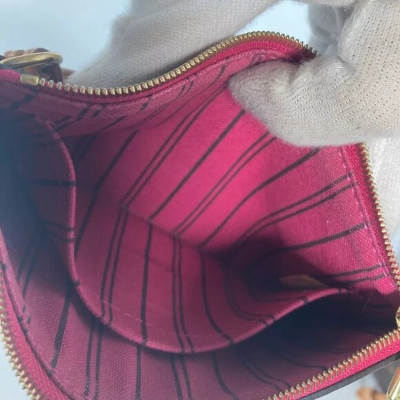 LOUIS VUITTON Monogram Never full PM Tote Bag Shoulder Bag with Pouch - Picture 13 of 16